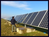 Limpieza de paneles solares